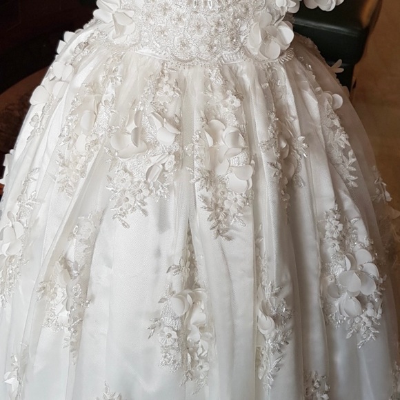 Heirloom Christening Gown with Bonnet and Booties - Picture 9 of 9